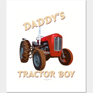 Daddy's tractor boy Posters and Art